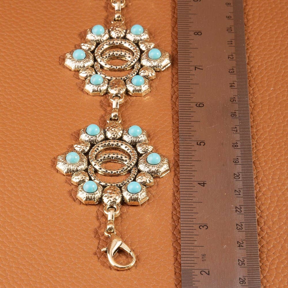 Turquoise Chain Belt