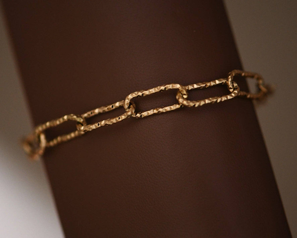 18K Gold Plated Waterproof Stainless Steel Chain Bracelet - 7069: S0OX3T7069