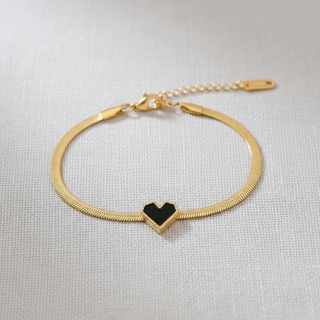 Roman Bead Link Bracelet