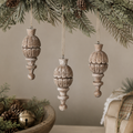 Vintage Carved Wooden Finial Ornament