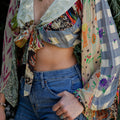 Artisan Boho Patchwork Top