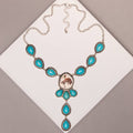 Turquoise Bucking Bronco Necklace