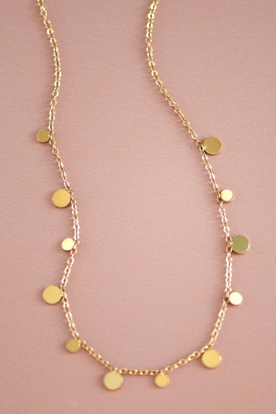18K Gold Plated Waterproof Stainless Steel Chain Necklace - 6773: S0OX3T6773
