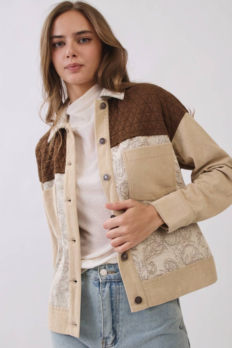 Mixed Media Jacket