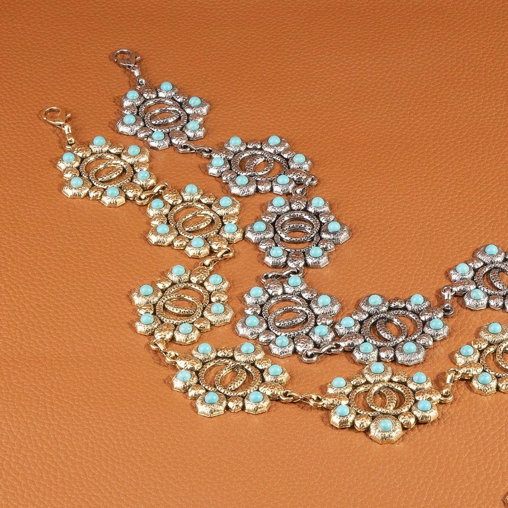 Turquoise Chain Belt