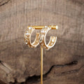 Jeweled Hoop Earrings