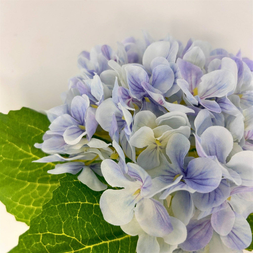 Full Garden Hydrangea Stem 21" - Blue