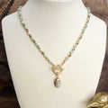 Mint Green Toggle Necklace