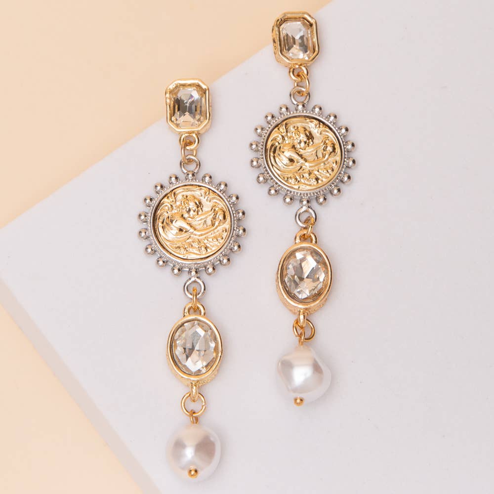 Angel Coin Earrings