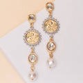 Angel Coin Earrings