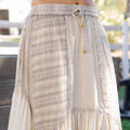Cotton Mix Panel Pants