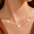 18K Gold PVD Plated Waterproof Stainless Steel Chain Necklace - 7669: S0OX3T7669h