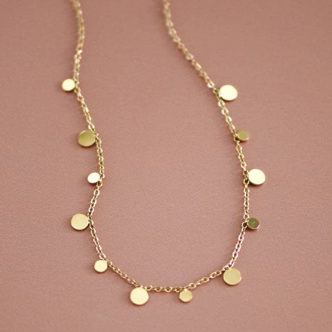18K Gold Plated Waterproof Stainless Steel Chain Necklace - 6773: S0OX3T6773