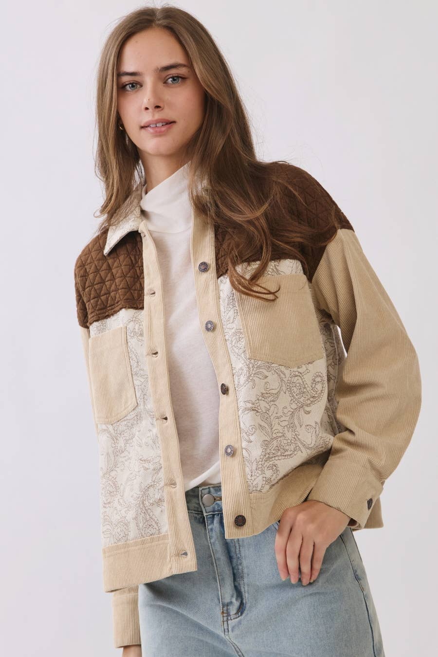 Mixed Media Jacket