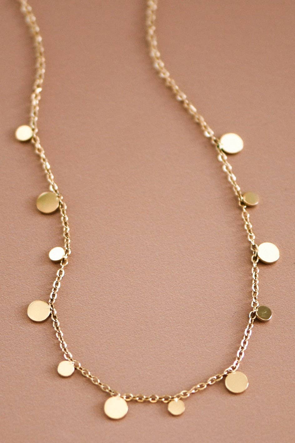 18K Gold Plated Waterproof Stainless Steel Chain Necklace - 6773: S0OX3T6773