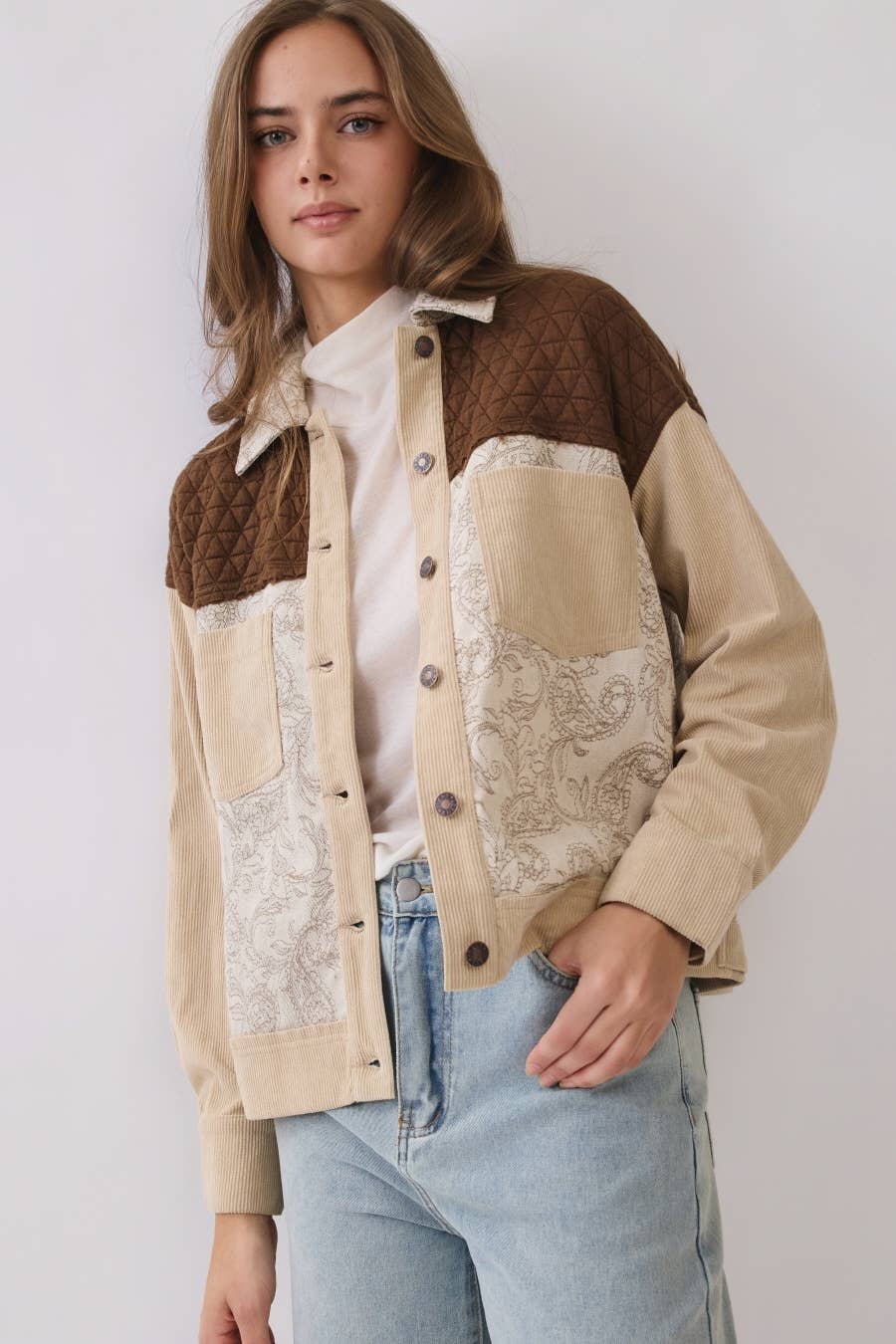 Mixed Media Jacket