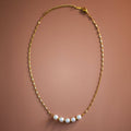 18K Gold Plated Waterproof Stainless Steel Chain Necklace - 7235: S0OX3T7235 Gold