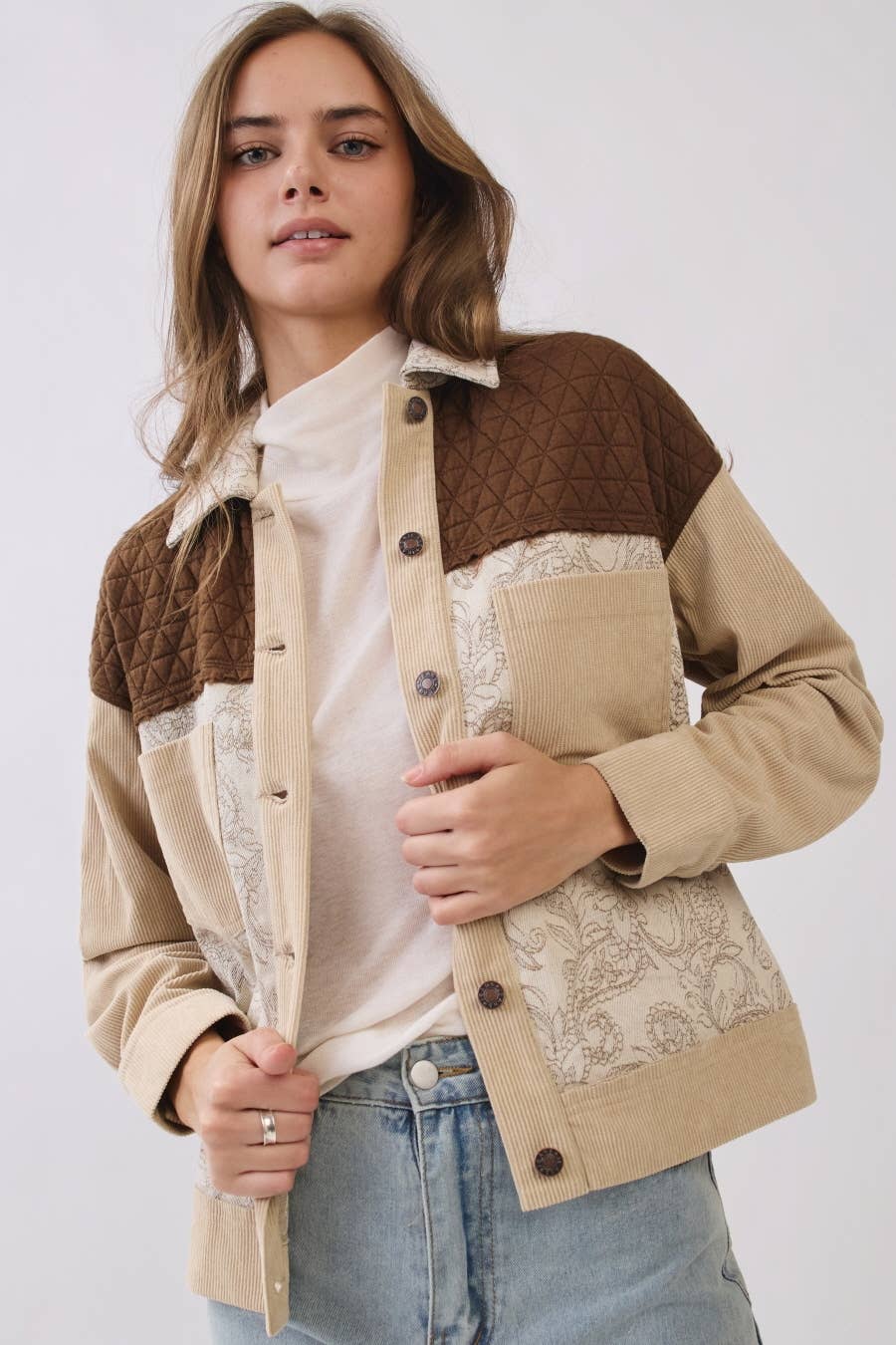 Mixed Media Jacket