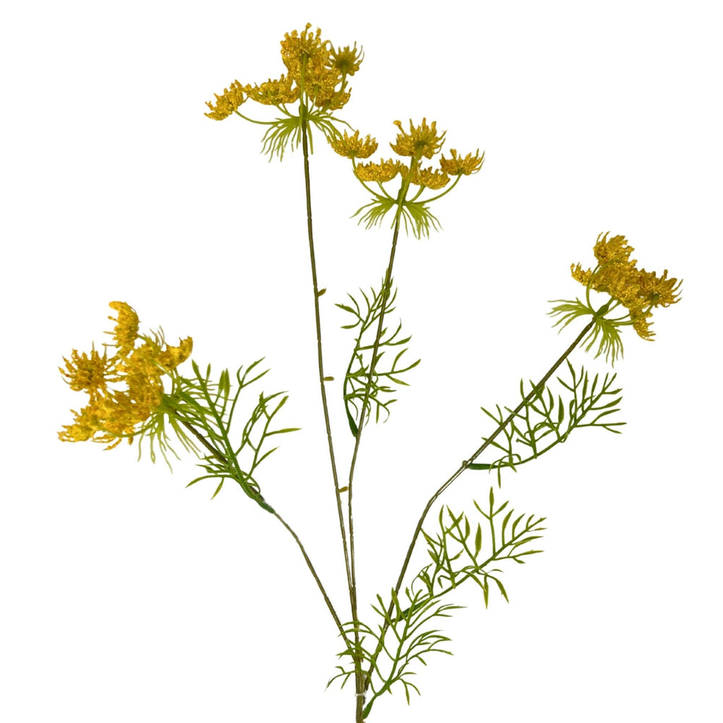 Queen Anne's Lace Spray 32" - Yellow