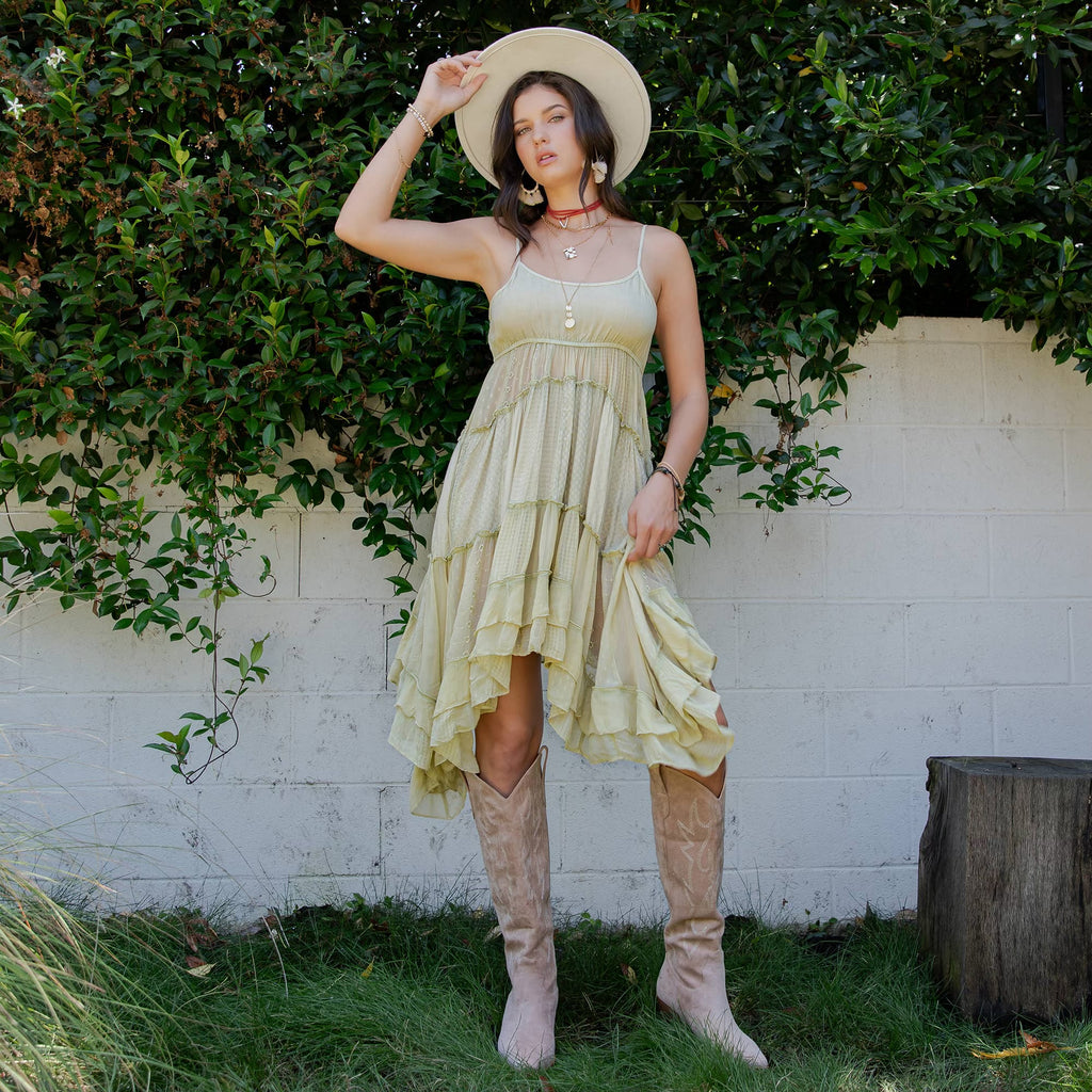 Boho Moss Dress