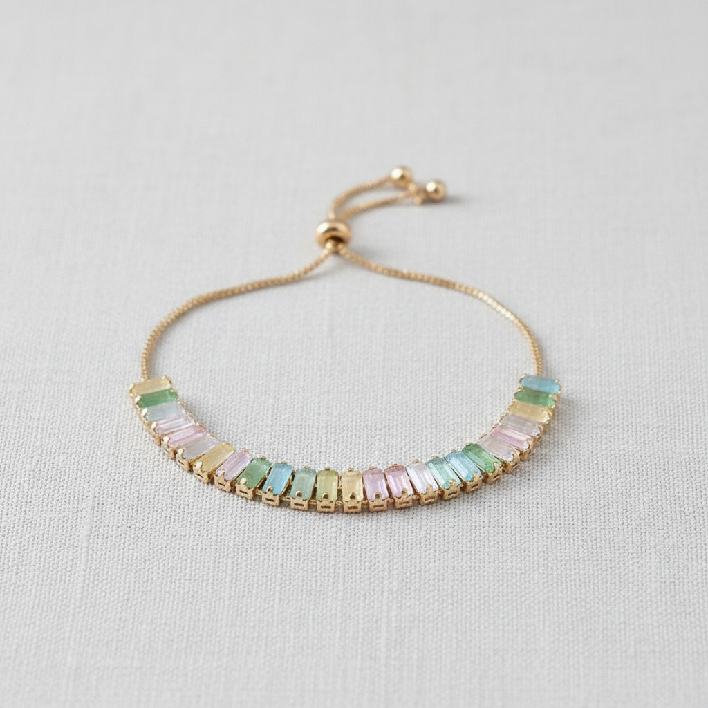 Zirconia Geometric Bracelet