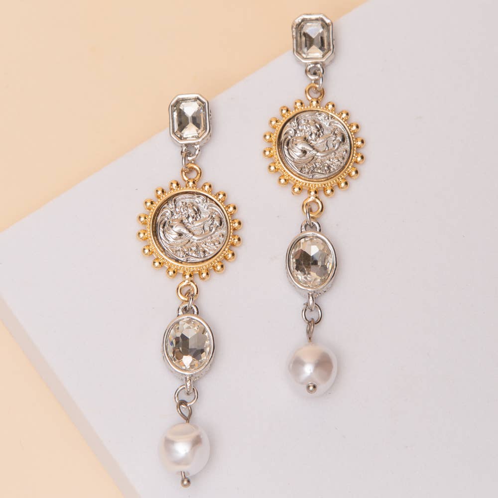 Angel Coin Earrings