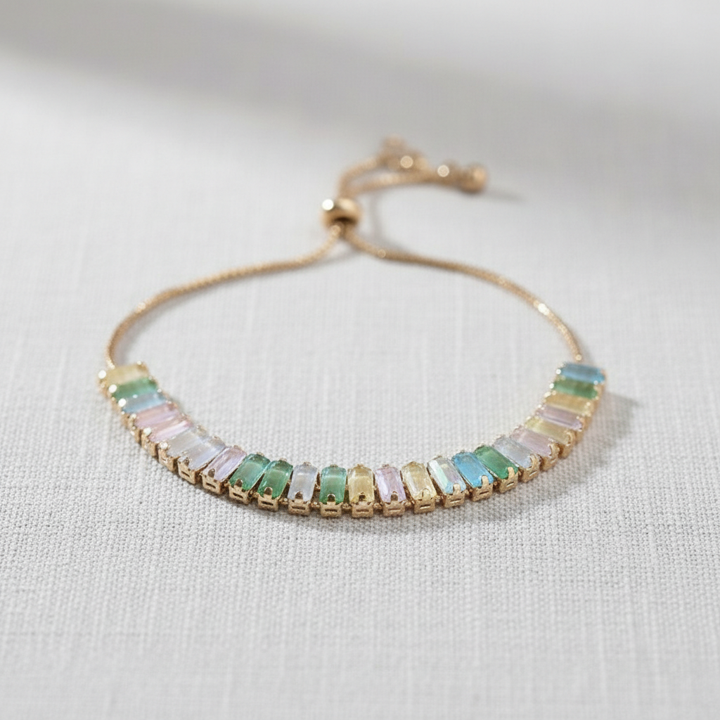 Zirconia Geometric Bracelet