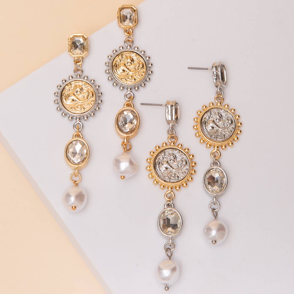 Angel Coin Earrings