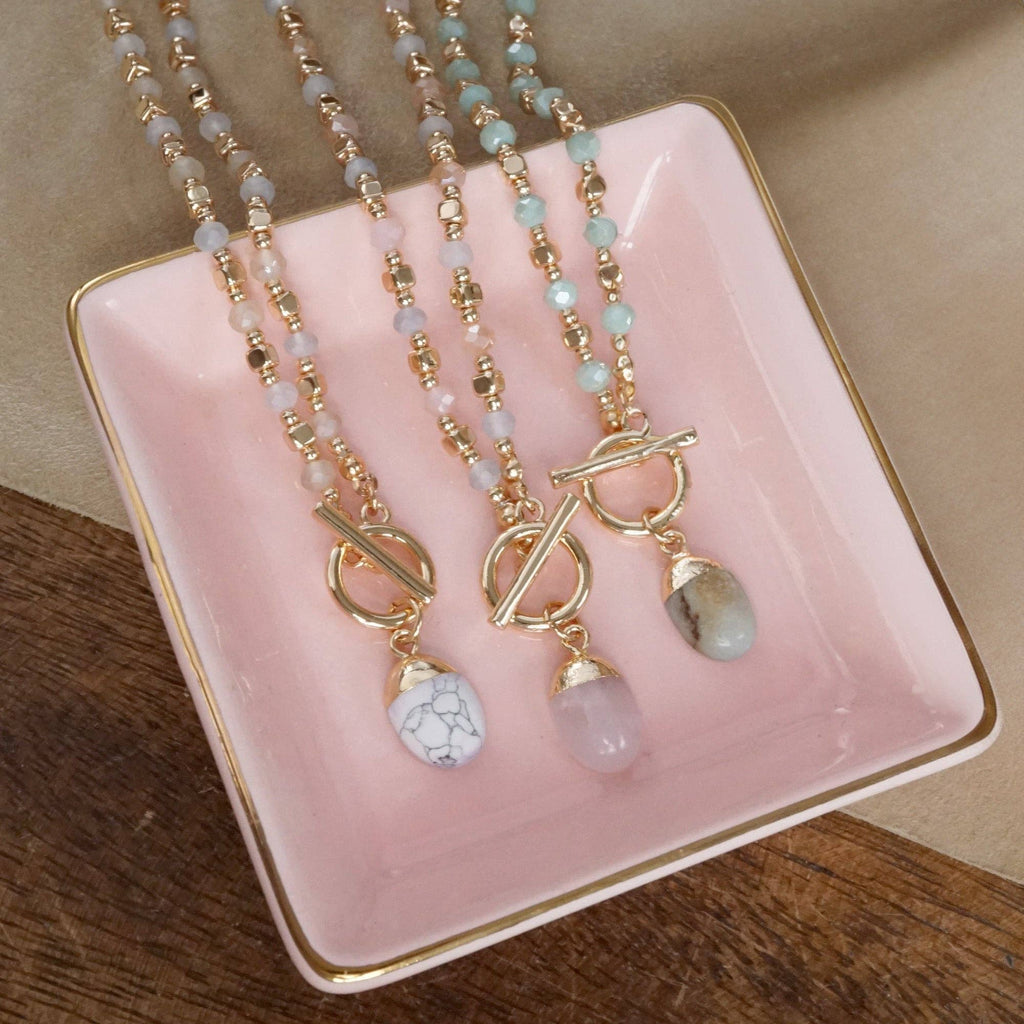 Mint Green Toggle Necklace
