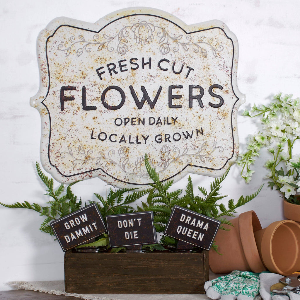 Fresh Cut Flowers Wall Decor